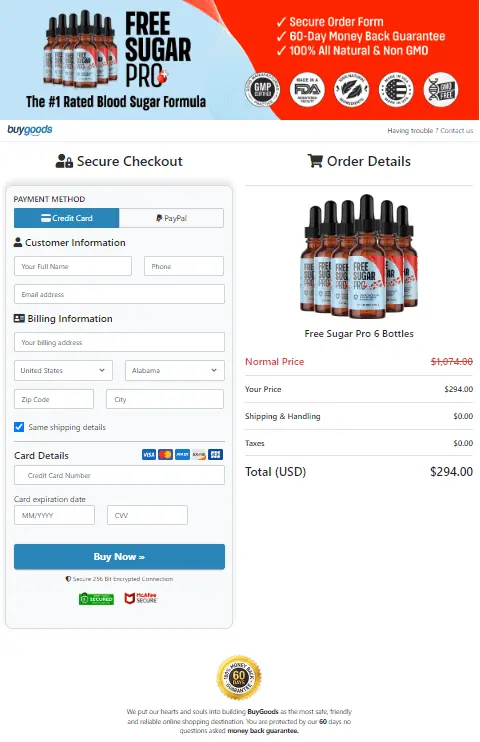 free_sugar_pro_secure_checkout